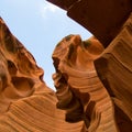 Abstract shapes of Antelope Canyon