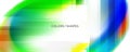 Abstract shapes and bright fluid colors. Prism effect. Futuristic blurred vibrant color gradients.