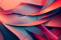 Abstract Shapes Intertwine, Dynamic Colors in a Fluid, 3D Motion Design, Exploring Geometric Forms and Gradient Hu