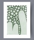 Abstract shapes nordic fantasy wall art print