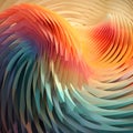 Abstract shapes and patterns to convey amplitude variations Royalty Free Stock Photo
