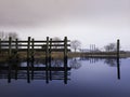 Abstract Shapes and Reflections of Damaged Pilings