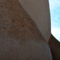 Abstract Shapes and shades formed by San Francisco de Asis Mission Church