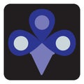 Abstract sharp object, icon