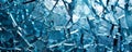 Abstract shattered glass texture with blue hues Royalty Free Stock Photo
