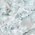 Abstract Shattered Glass Texture in Icy Blue Tones Royalty Free Stock Photo