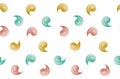 Abstract shell seamless pattern
