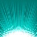 Abstract shine turquoise background with rays