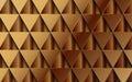 Abstract shining golden polygon pattern background. Luxury background. Vector illustration