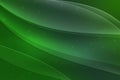 Abstract Shining Green Background with Curves