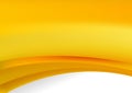 Abstract Shiny Amber Color Wave Business Background Image