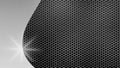 Abstract Shiny Brushed Silver on Hexagonal Metal Mesh Background