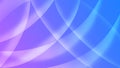 Abstract Shiny Curves in Blurred Blue and Purple Background