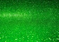 Abstract shiny green glitter background