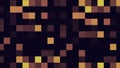 Abstract shiny light pixel block moving background. Abstract pixel block moving