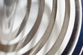 Abstract shiny metal teture close up macro, industry background concept