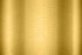 Abstract Shiny smooth foil metal Gold color background Bright vi Royalty Free Stock Photo