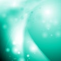 Abstract shiny turquoise waves backdrop