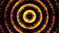 Abstract Shockwave Circles Hypnotic Background Loop