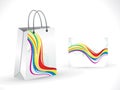 Abstract shopping bag template Royalty Free Stock Photo