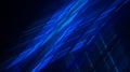 Abstract shot of blue lights on a black background with cutting-edge shooting technology Royalty Free Stock Photo