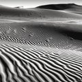 Distorted Desert Landscape with Intriguing Patterns