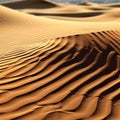 Distorted Desert Landscape with Intriguing Patterns