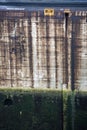 Abstract signs at the Panama Canal Miraflores Royalty Free Stock Photo