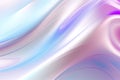 Abstract silk-like material with reflective blue and purple waves, wallpaper