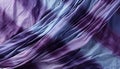Abstract silk pattern flowing in vibrant purple and blue waves generated by AI