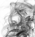 Abstract silky smoke shape Royalty Free Stock Photo