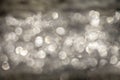 Abstract silver bokeh background Royalty Free Stock Photo