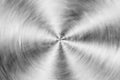 abstract silver color radial metal. gradient gray white texture background. illustration. industrial concept Royalty Free Stock Photo