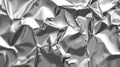 Abstract Silver Foil Crumpled Texture Background Royalty Free Stock Photo