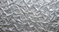 Abstract Silver Foil Texture Background with Sharp Edges Royalty Free Stock Photo