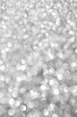 Abstract silver glitter holiday background