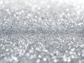 Abstract Silver Glittering Close Up Texture Background for Festive Art Royalty Free Stock Photo