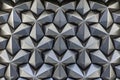 Abstract silver metal background. Geometric metal pattern angular cladding Royalty Free Stock Photo