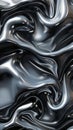 Abstract silver waves texture Royalty Free Stock Photo
