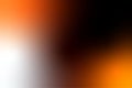 Abstract simple bright background with complex gradient orange black white colors for rectangular banner Royalty Free Stock Photo