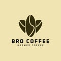 Brewed coffee logo design