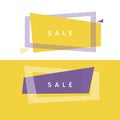 Abstract simple geometry header Royalty Free Stock Photo