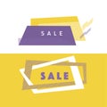 Abstract simple geometry header Royalty Free Stock Photo