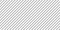 Abstract simple stripes texture. Grey and white seamless pattern with thin diagonal lines background - vector Royalty Free Stock Photo