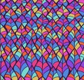 Abstract Sketched Colorful Seamless Background Pattern Royalty Free Stock Photo