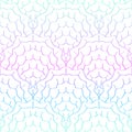 Abstract sketched scales seamless pattern