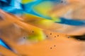 Abstract skew orange -blue background Royalty Free Stock Photo