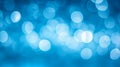 Abstract Sky Blue Soft Light Sparkle Bokeh with Haze and Dreamy Glows for Presentations and Designs Royalty Free Stock Photo