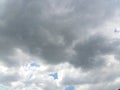 The abstract and sky with dense clouds are grayed out Royalty Free Stock Photo