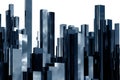 Abstract skyscrapers 3d